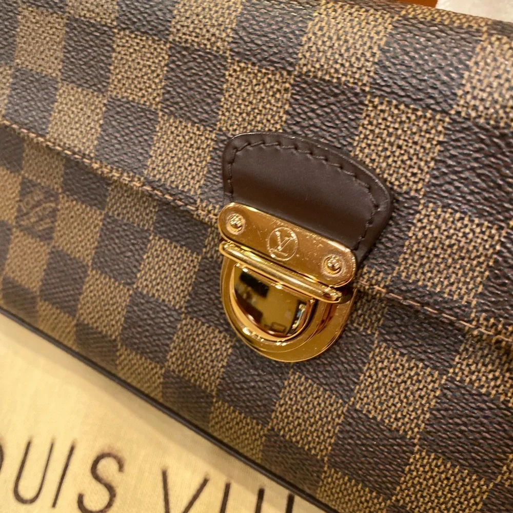 Authentic Louis Vuitton Damien Ebene shoulder clutch - Picture 5 of 16